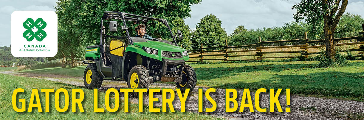 4-H BC Gator Raffle 2024 Banner