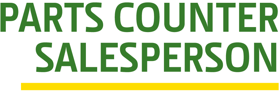 Parts Counter Sales