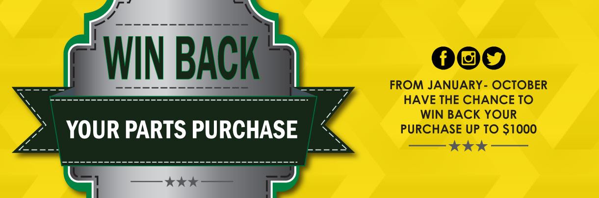 Win Back your Parts Purchase