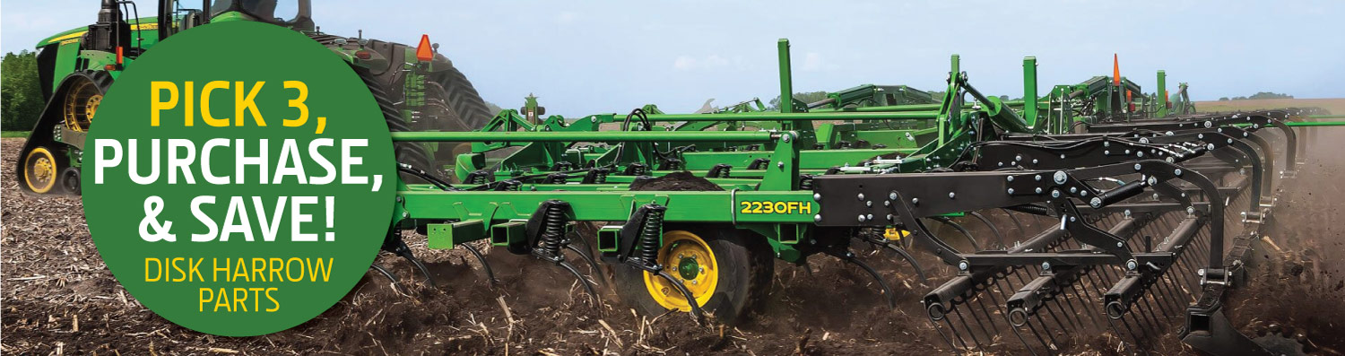 Pick 3 Purchase Save Disk Harrow