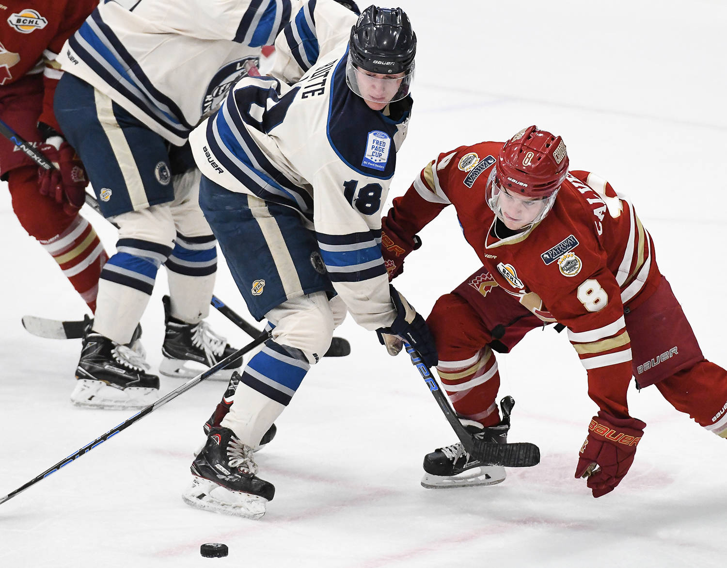 Chilliwack Chiefs and Langley Rivermen