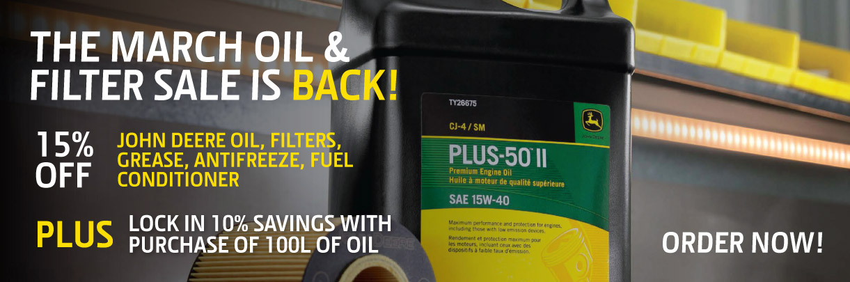 March Oil & Filter Sale