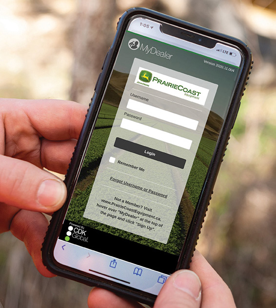 MyDealer used on mobile