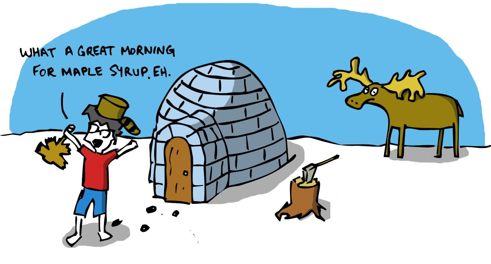 Canadian Stereotype Maple Syrup