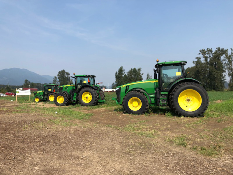 John Deere sunflower festival Chilliwack PrairieCoast equipment