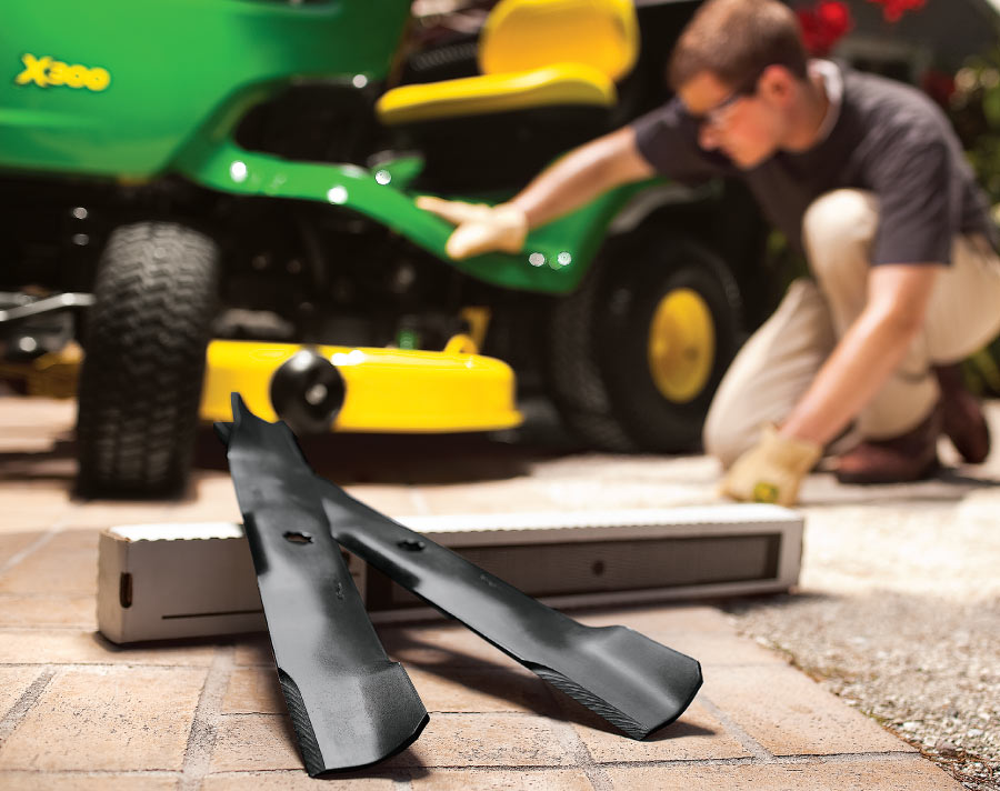 John Deere lawn and garden mower blades