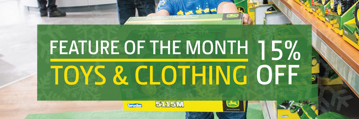 Sale on John Deere Toys and Clothing