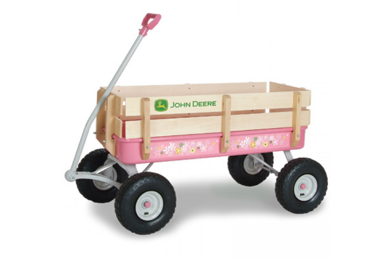 Pink Stake Wagon